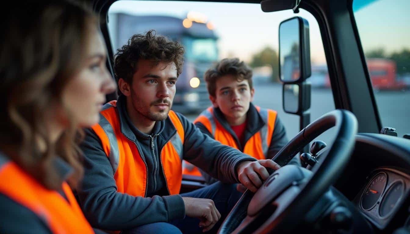 Illustration: Comprendre la formation professionnelle du conducteur en transport routier