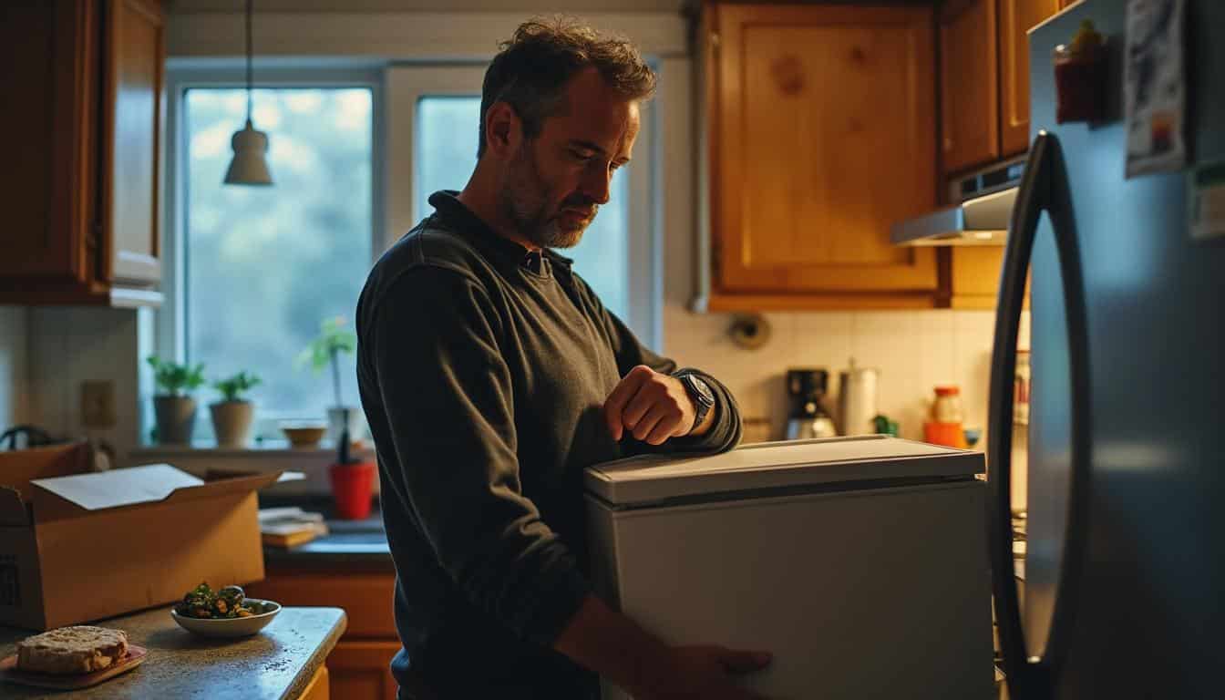 Illustration: Combien de temps faut-il attendre avant de brancher un frigo après un transport ou un déménagement ?