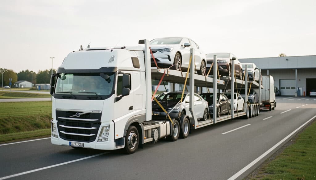 Transport de voiture par camion : prix, délais et options