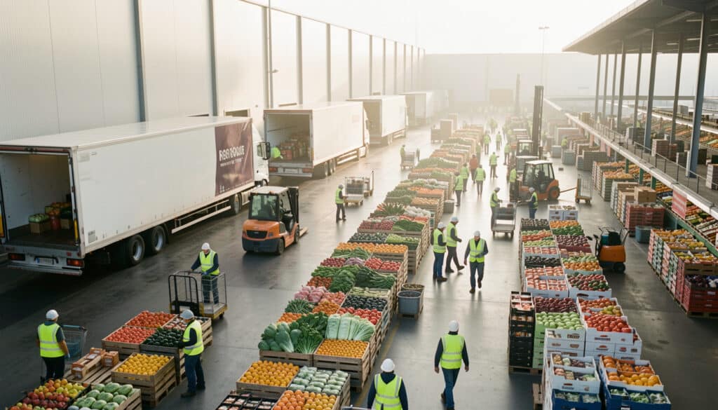 La logistique à Rungis au cœur des flux alimentaires