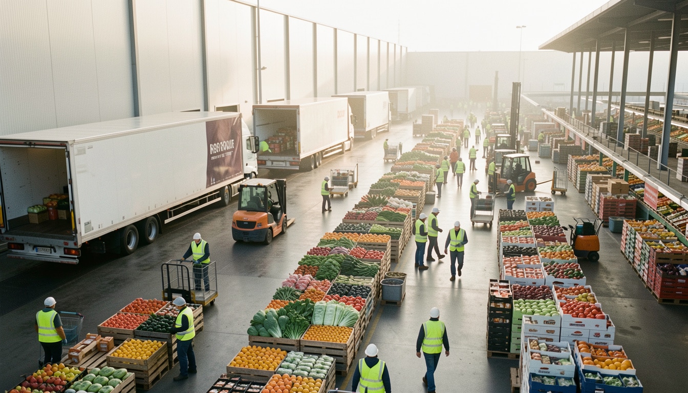 La logistique à Rungis au cœur des flux alimentaires